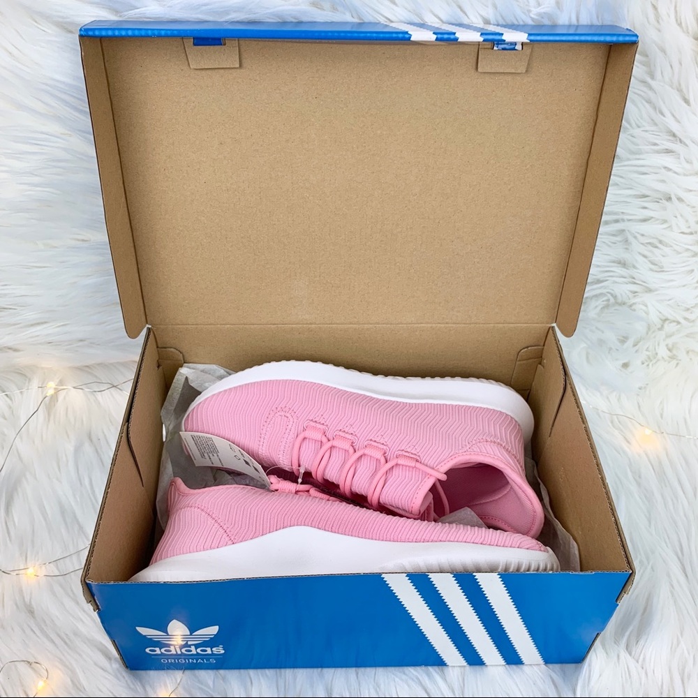Adidas Originals Tubular Shadow Pink and White - Picture 7 of 7